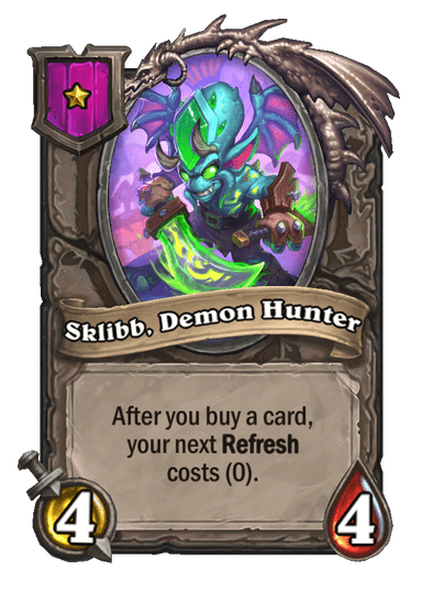 Sklibb, Demon Hunter Hearthstone kártya