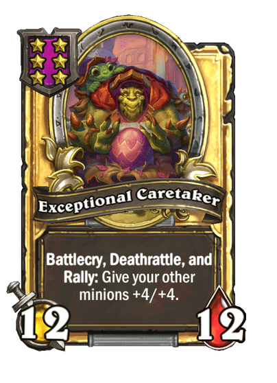 Exceptional Caretaker Hearthstone kártya