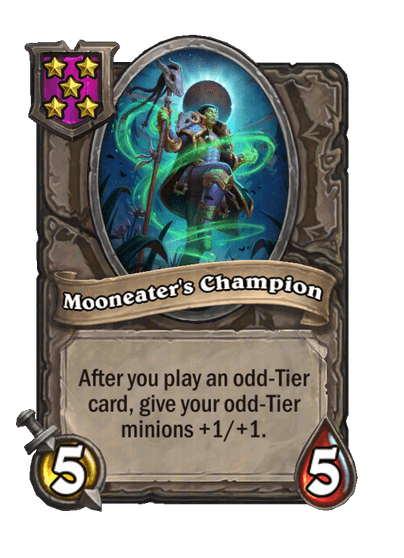Mooneater's Champion Hearthstone kártya