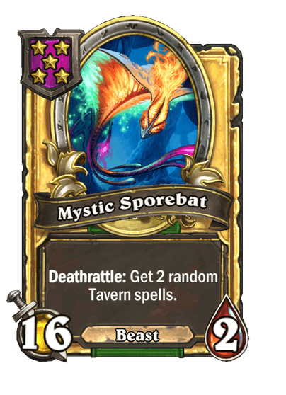 Mystic Sporebat Hearthstone kártya
