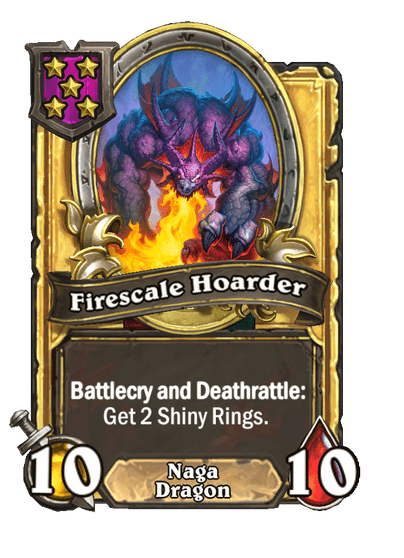 Firescale Hoarder Hearthstone kártya