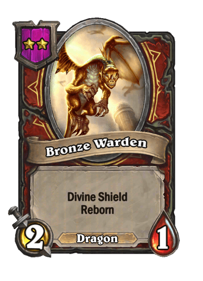 Bronze Warden Hearthstone kártya