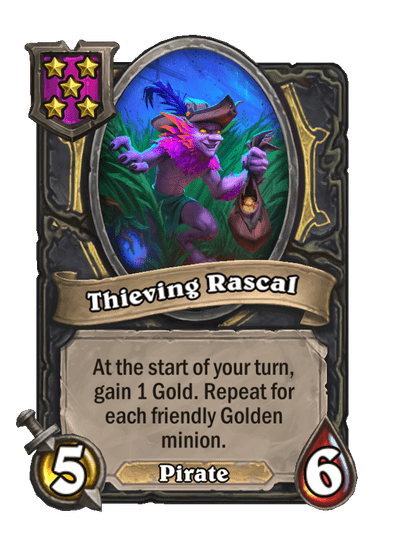 Thieving Rascal Hearthstone kártya