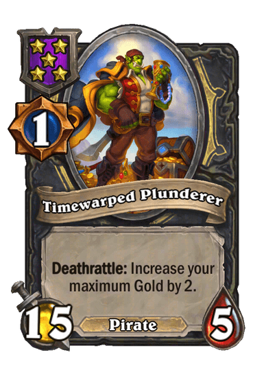 Timewarped Plunderer Hearthstone kártya