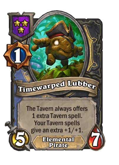 Timewarped Lubber Hearthstone kártya