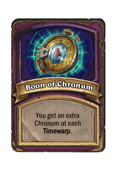 Boon of Chronum