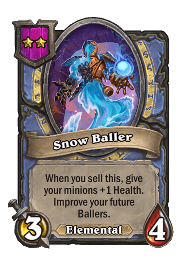 Snow Baller Hearthstone kártya