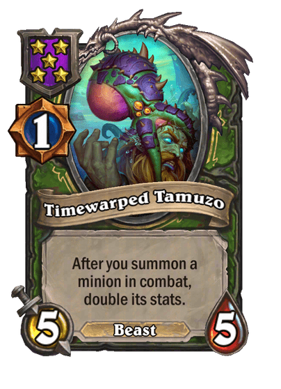 Timewarped Tamuzo Hearthstone kártya