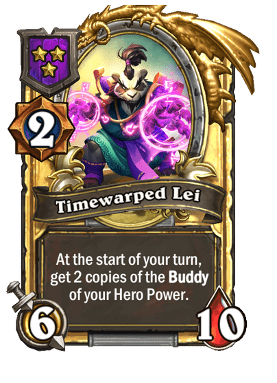 Timewarped Lei Hearthstone kártya