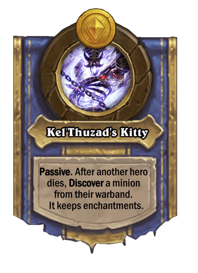 Kel'Thuzad's Kitty Hearthstone kártya