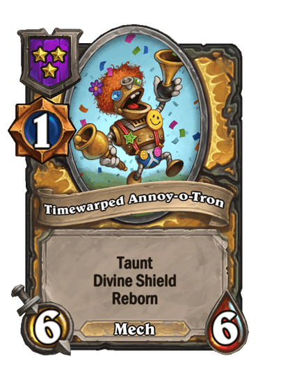 Timewarped Annoy-o-Tron Hearthstone kártya