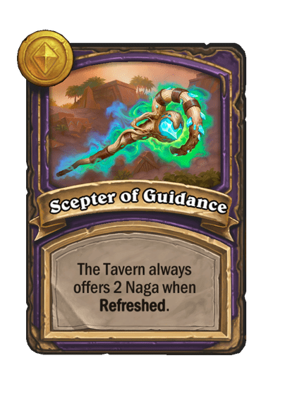Scepter of Guidance Hearthstone kártya