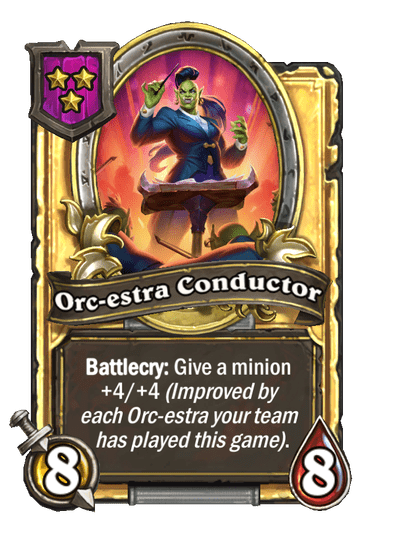 Orc-estra Conductor Hearthstone kártya