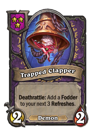 Trapped Clapper Hearthstone kártya