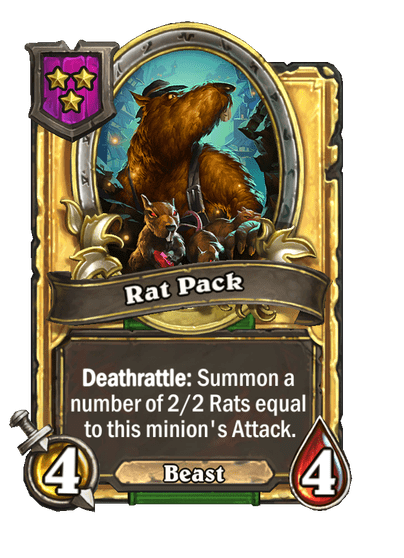 Rat Pack Hearthstone kártya
