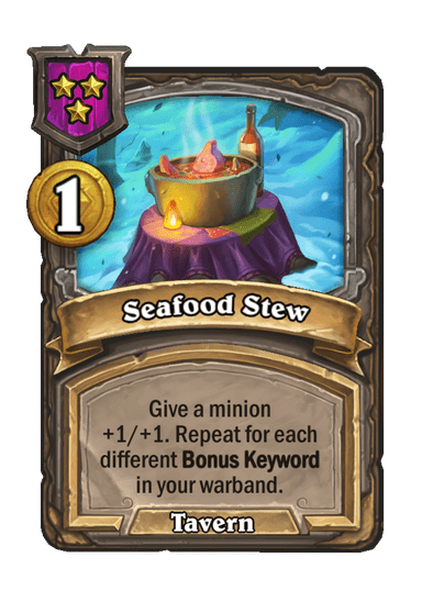 Seafood Stew Hearthstone kártya