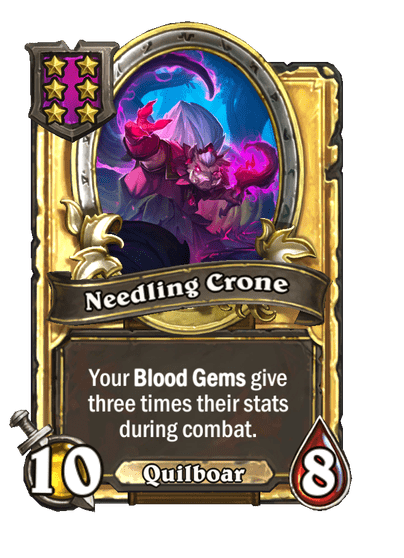 Needling Crone Hearthstone kártya