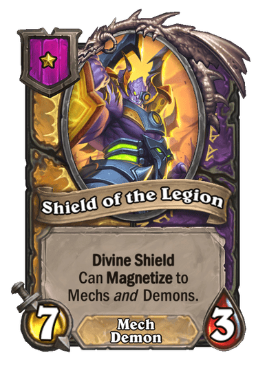 Shield of the Legion Hearthstone kártya