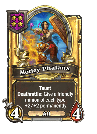 Motley Phalanx Hearthstone kártya