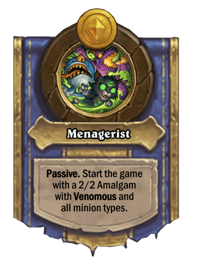 Menagerist Hearthstone kártya