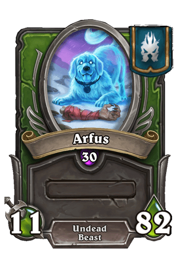 Arfus Hearthstone kártya