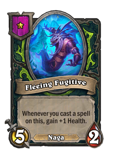 Fleeing Fugitive Hearthstone kártya