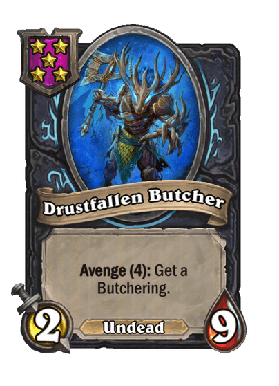 Drustfallen Butcher Hearthstone kártya