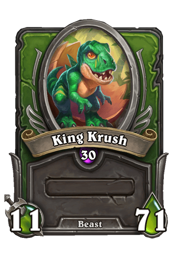 King Krush Hearthstone kártya