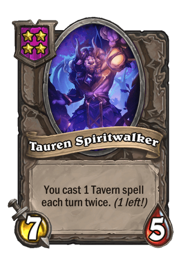 Tauren Spiritwalker Hearthstone kártya