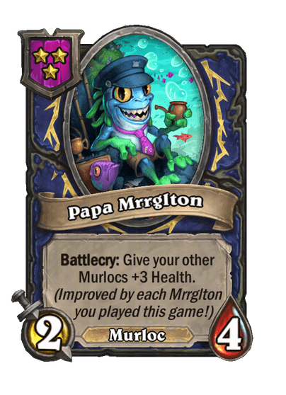 Papa Mrrglton Hearthstone kártya