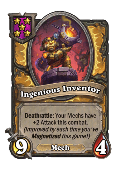 Ingenious Inventor Hearthstone kártya