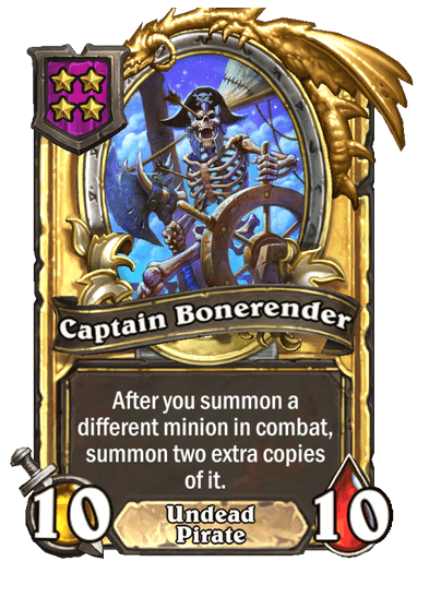 Captain Bonerender Hearthstone kártya
