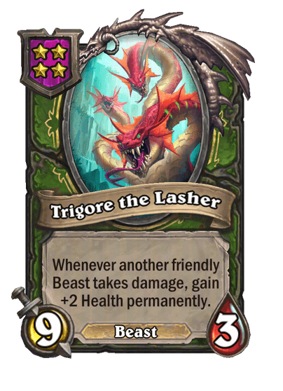 Trigore the Lasher Hearthstone kártya