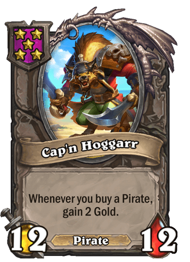 Cap'n Hoggarr Hearthstone kártya