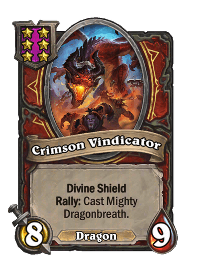 Crimson Vindicator Hearthstone kártya