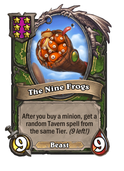 The Nine Frogs Hearthstone kártya