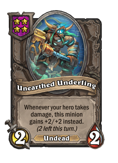 Unearthed Underling Hearthstone kártya