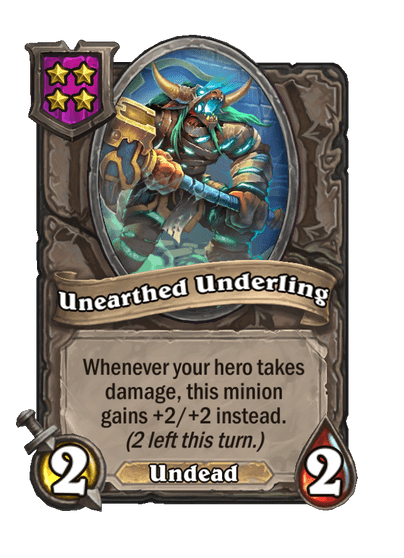 Unearthed Underling Hearthstone kártya