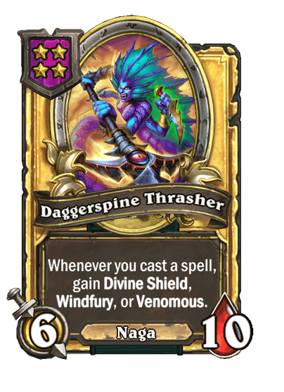 Daggerspine Thrasher Hearthstone kártya