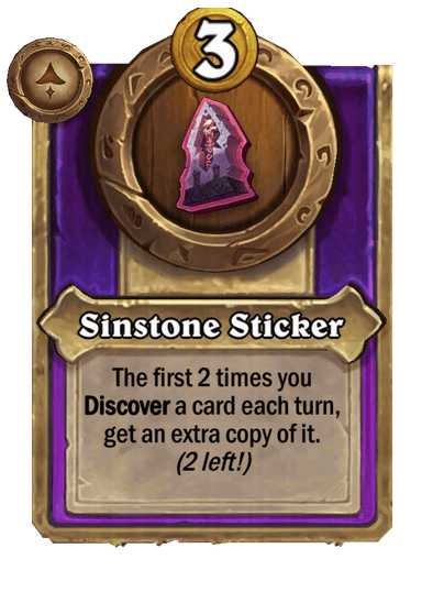 Sinstone Sticker