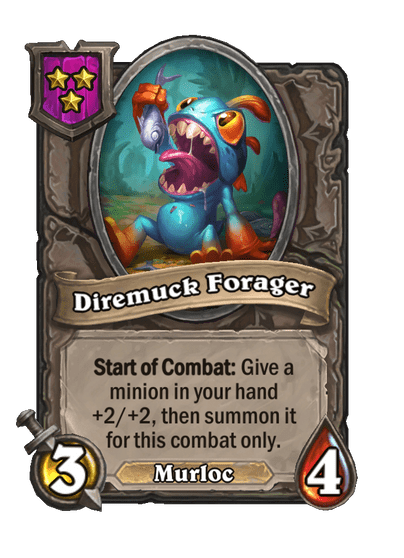 Diremuck Forager Hearthstone kártya