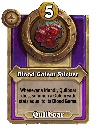 Blood Golem Sticker