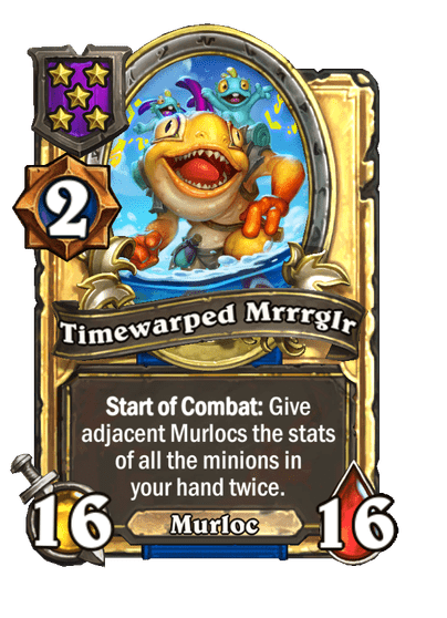 Timewarped Mrrrglr Hearthstone kártya