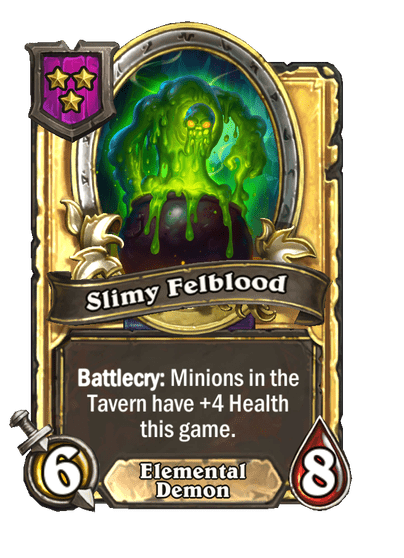 Slimy Felblood Hearthstone kártya