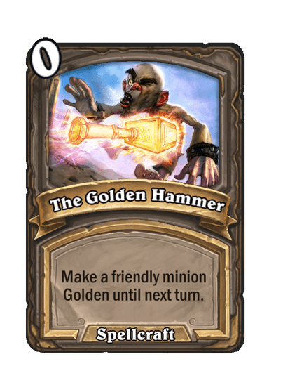 The Golden Hammer Hearthstone kártya