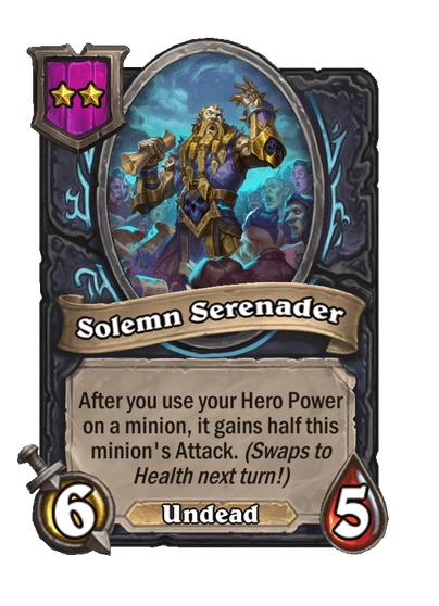 Solemn Serenader Hearthstone kártya