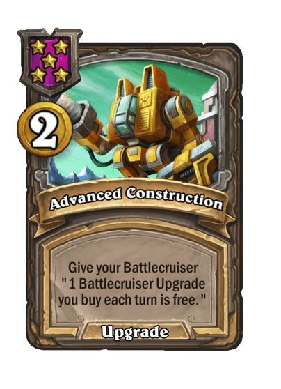 Advanced Construction Hearthstone kártya