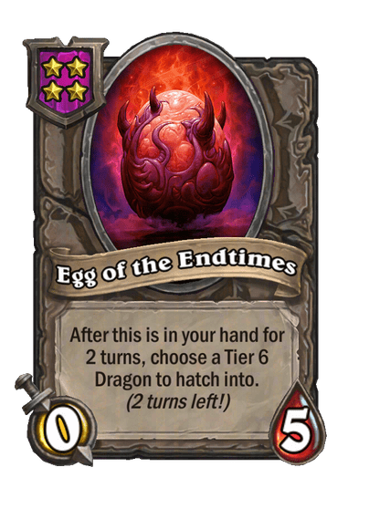 Egg of the Endtimes Hearthstone kártya