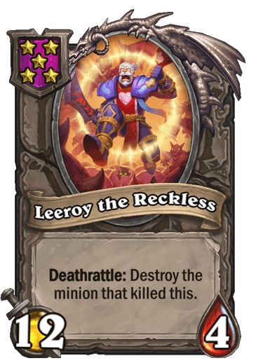 Leeroy the Reckless Hearthstone kártya
