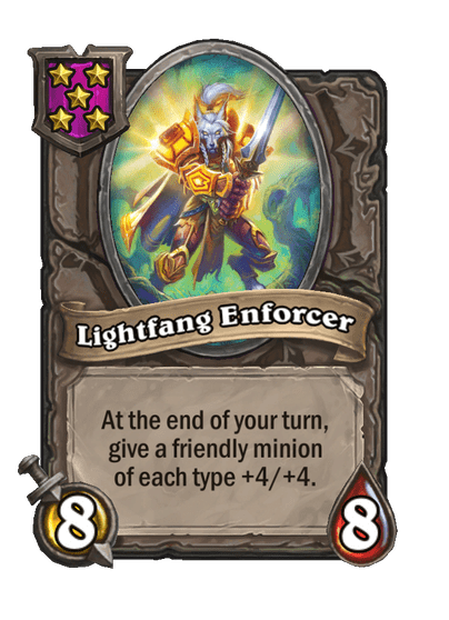 Lightfang Enforcer Hearthstone kártya